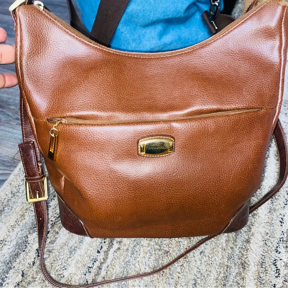 Rosetti Tan Leather Shoulder Bag